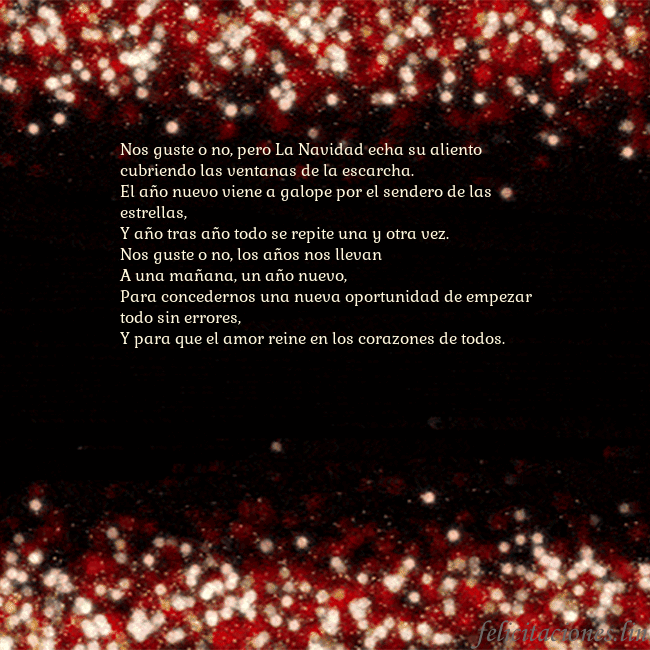 Postal animada intermitente negro-rojo Nos guste o no, pero La Navidad echa su aliento
cu Postal animada intermitente negro-rojo
