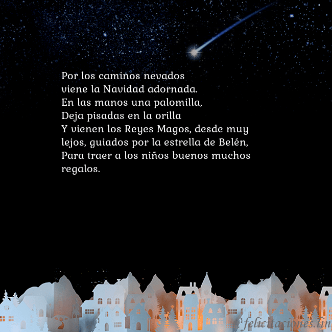 Tarjeta con un cometa