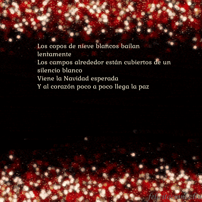 Postal animada intermitente negro-rojo Los copos de nieve blancos bailan lentamente
Los Postal animada intermitente negro-rojo