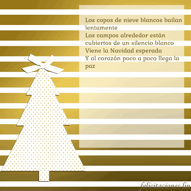 Tarjeta de felicitación de árbol de Navidad dorado brillante Los copos de nieve blancos bailan lentamente
Los Tarjeta de felicitación de árbol de Navidad dorado brillante