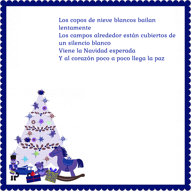 Tarjeta de felicitación con un árbol de Navidad y El Cascanueces Los copos de nieve blancos bailan lentamente
Los Tarjeta de felicitación con un árbol de Navidad y El Cascanueces
