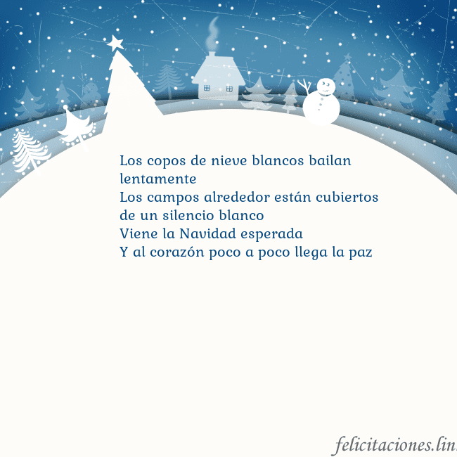 Tarjeta con ciudad blanca Los copos de nieve blancos bailan lentamente
Los Tarjeta con ciudad blanca