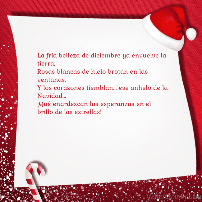 Tarjeta con dulces y un sombrero enano