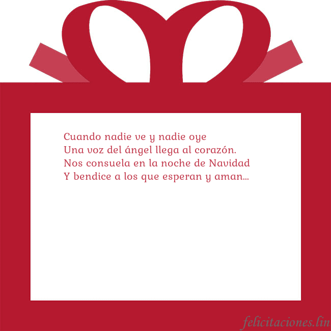 Tarjeta de felicitación - un regalo rojo Cuando nadie ve y nadie oye
Una voz del ángel lleg Tarjeta de felicitación - un regalo rojo