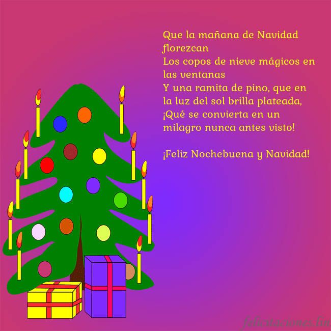 Tarjeta de felicitación brillante con un árbol de Navidad pintado
Que la mañana de Navidad florezcan
Los copos de n Tarjeta de felicitación brillante con un árbol de Navidad pintado