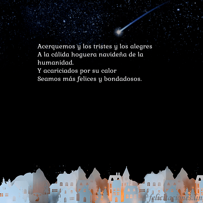 Tarjeta con un cometa Acerquemos y los tristes y los alegres
A la cálida Tarjeta con un cometa