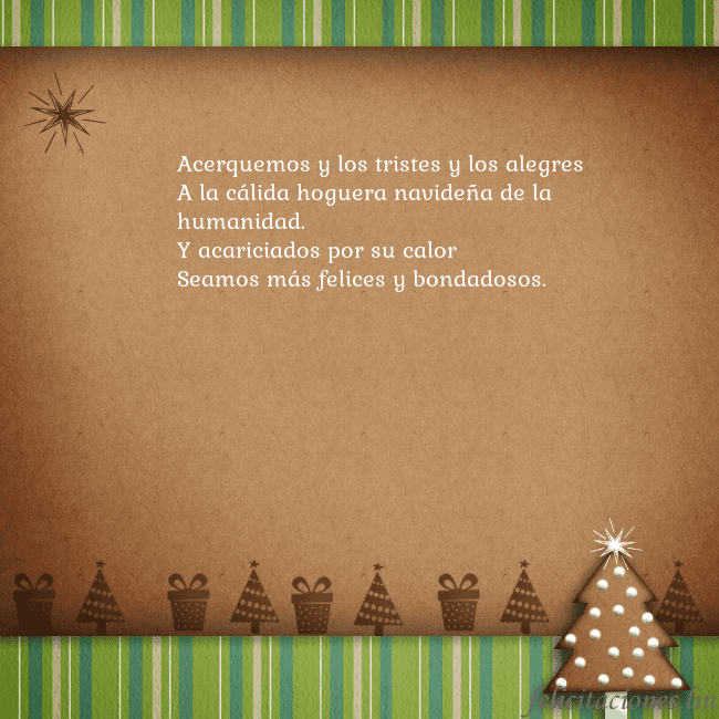 Tarjeta con un árbol de pan de jengibre Acerquemos y los tristes y los alegres
A la cálida Tarjeta con un árbol de pan de jengibre