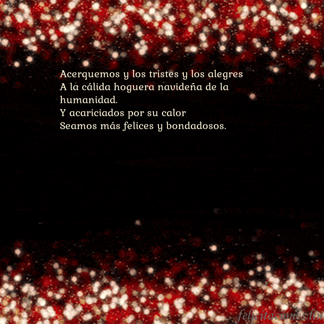 Postal animada intermitente negro-rojo Acerquemos y los tristes y los alegres
A la cálida Postal animada intermitente negro-rojo