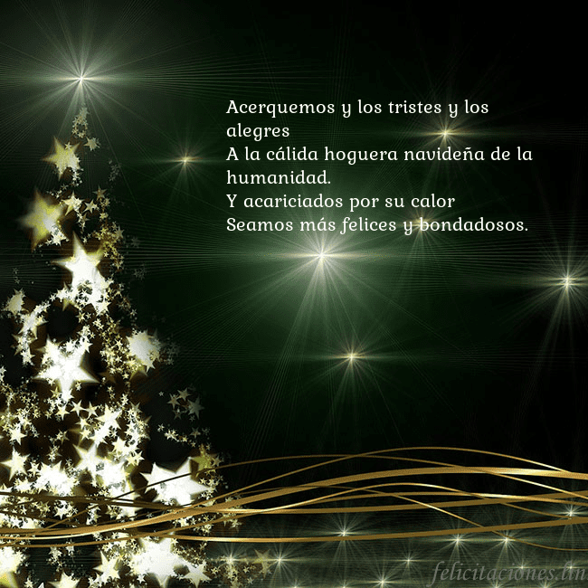 Tarjeta de Navidad verde con árbol dorado brillante Acerquemos y los tristes y los alegres
A la cálida Tarjeta de Navidad verde con árbol dorado brillante