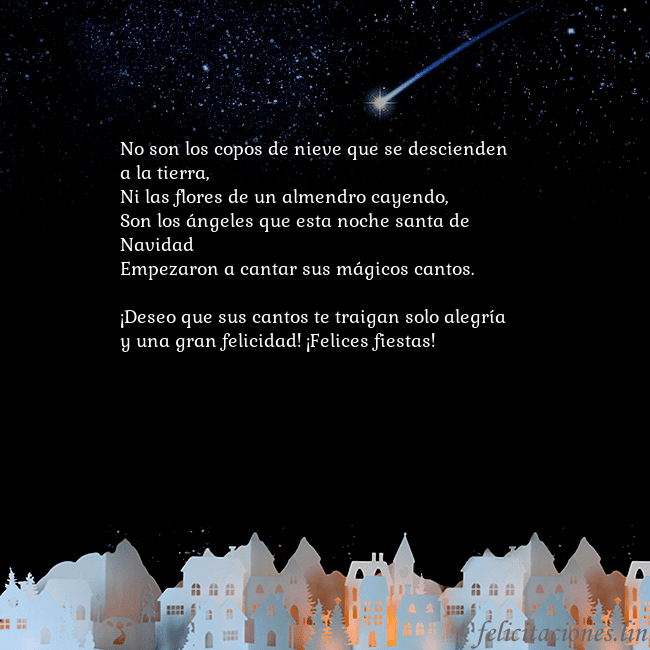 Tarjeta con un cometa No son los copos de nieve que se descienden a la t Tarjeta con un cometa