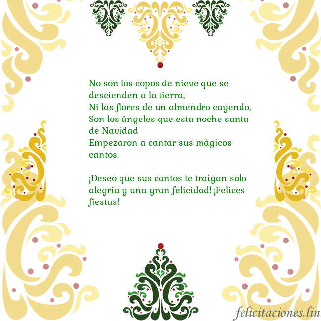 Tarjeta con adornos navideños No son los copos de nieve que se descienden a la t Tarjeta con adornos navideños