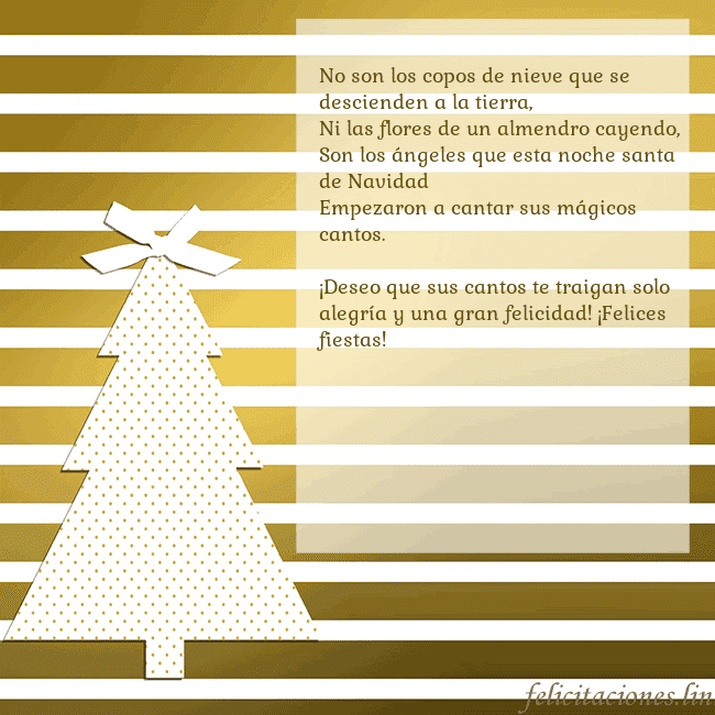 Tarjeta de felicitación de árbol de Navidad dorado brillante No son los copos de nieve que se descienden a la t Tarjeta de felicitación de árbol de Navidad dorado brillante