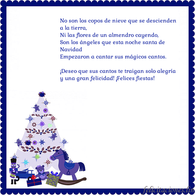 Tarjeta de felicitación con un árbol de Navidad y El Cascanueces No son los copos de nieve que se descienden a la t Tarjeta de felicitación con un árbol de Navidad y El Cascanueces