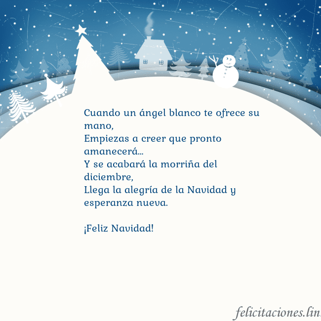 Tarjeta con ciudad blanca Cuando un ángel blanco te ofrece su mano,
Empiezas Tarjeta con ciudad blanca