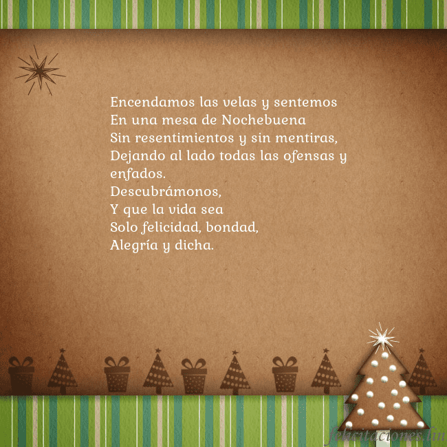 Tarjeta con un árbol de pan de jengibre