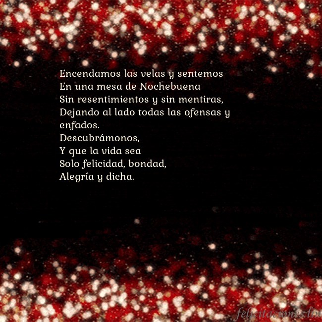 Postal animada intermitente negro-rojo Encendamos las velas y sentemos
En una mesa de Noc Postal animada intermitente negro-rojo