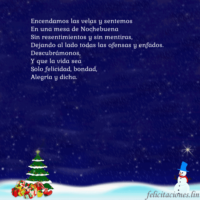 Tarjeta de felicitación con un muñeco de nieve, un árbol de Navidad y regalos Encendamos las velas y sentemos
En una mesa de Noc Tarjeta de felicitación con un muñeco de nieve, un árbol de Navidad y regalos