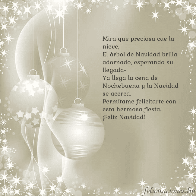 Tarjeta con juguetes de árbol de Navidad Mira que preciosa cae la nieve,
El árbol de Navida Tarjeta con juguetes de árbol de Navidad