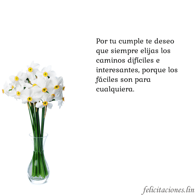 Tarjeta con narcisos