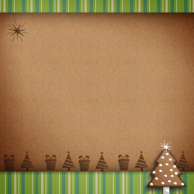 Tarjetas de Navidad Tarjeta con un árbol de pan de jengibre