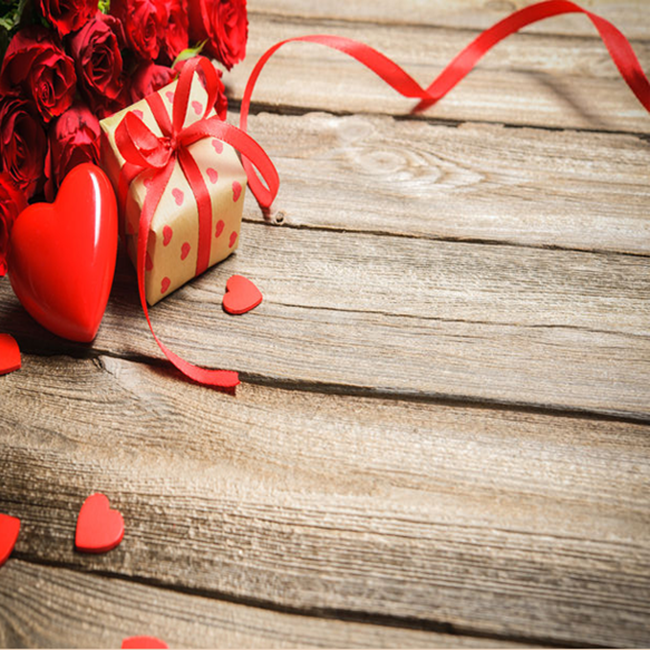 Tarjetas de San Valentín Tarjeta con con corazón rojo
