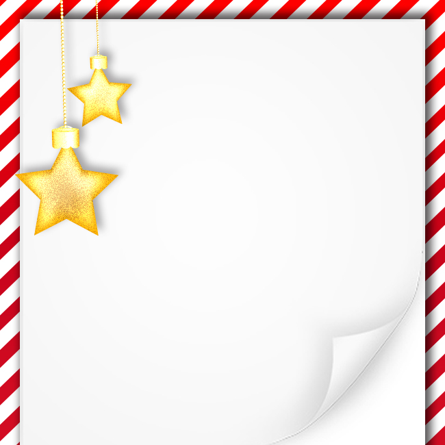 Tarjetas de Navidad Tarjeta con estrellas doradas