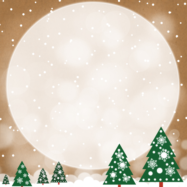 Tarjetas electrónicas de Navidad Tarjeta con una gran luna